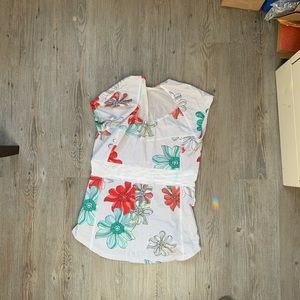 Floral tank lulu